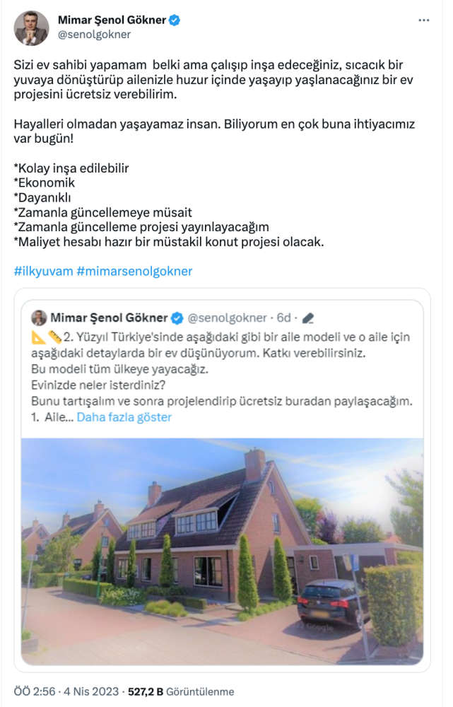 mimar senol gokner den turkiye nin ikinci yuzyili icin gundem yaratan konut projesi